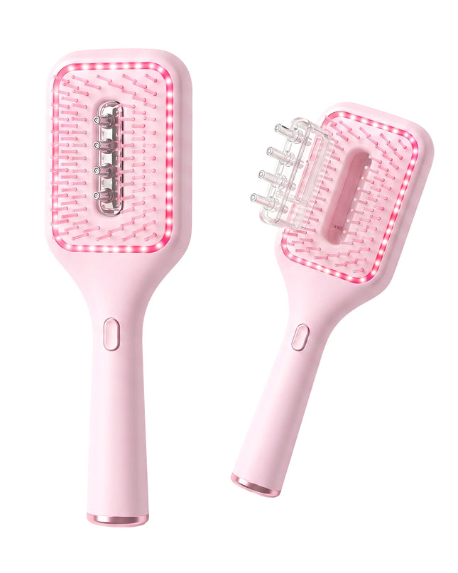 Red Light Hair Scalp Oil Brush
