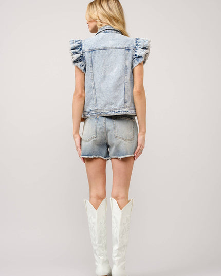 Rosalia Denim Jacket Vest
