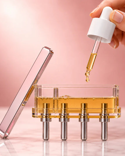 Red Light Hair Scalp Oil Brush
